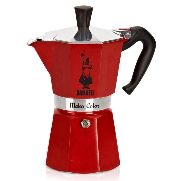 Bialetti Moka Express Μπρίκι Espresso 3cups Κόκκινο
