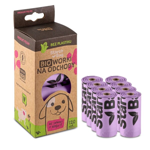 Σακούλες Περιττωμάτων Σκύλου Λιλά