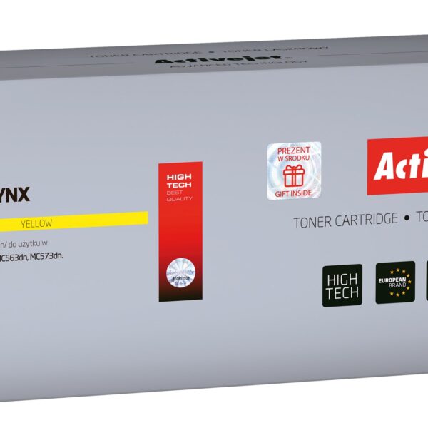 Active Jet Συμβατό Toner για Laser Εκτυπωτή OKI 46490605 6000 Σελίδων Κίτρινο