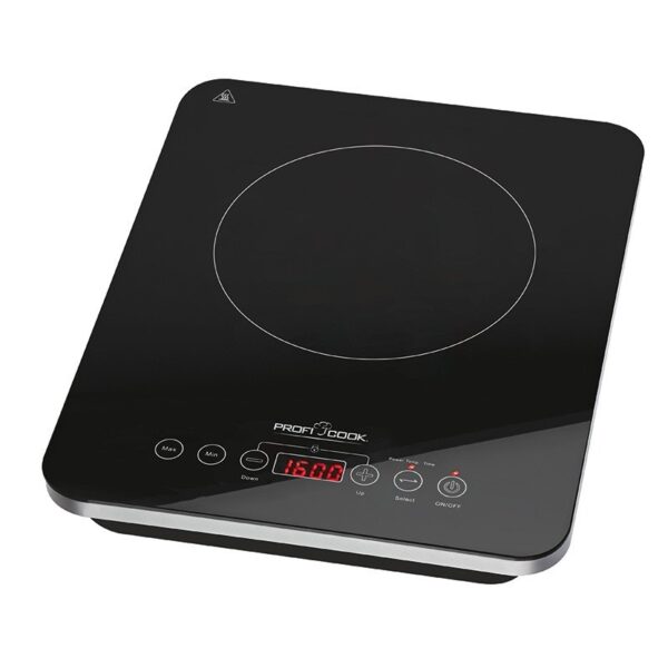 Profi Cook PC-EKI 1062 Επιτραπέζια Εστία Επαγωγική Μονή Μαύρη