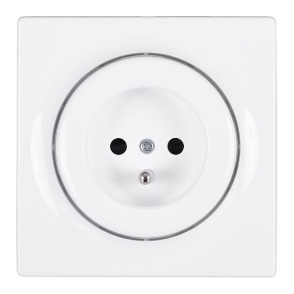 Fibaro Walli N Outlet Type E Μονή Χωνευτή Πρίζα Ρεύματος Λευκή