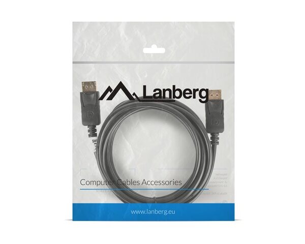 Lanberg Cable DisplayPort male - DisplayPort male 3m (CA-DPDP-10CC-0030-BK)