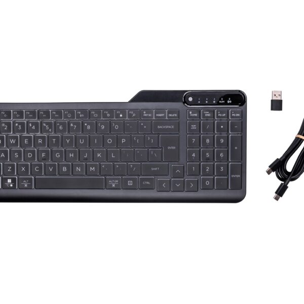 HP Πληκτρολόγιο για HP laptops με Backlit Λευκό (7N7C0AA)