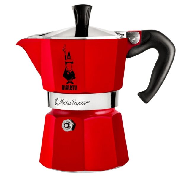 Bialetti Μπρίκι Espresso 1cups Κόκκινο