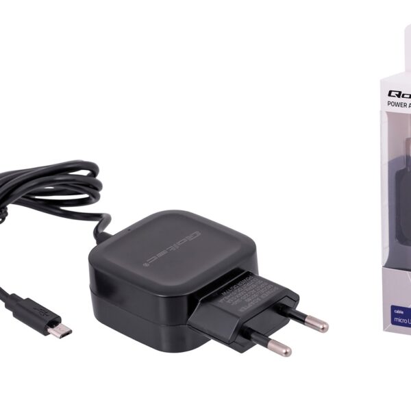 Qoltec 50189 mobile device charger Indoor Black