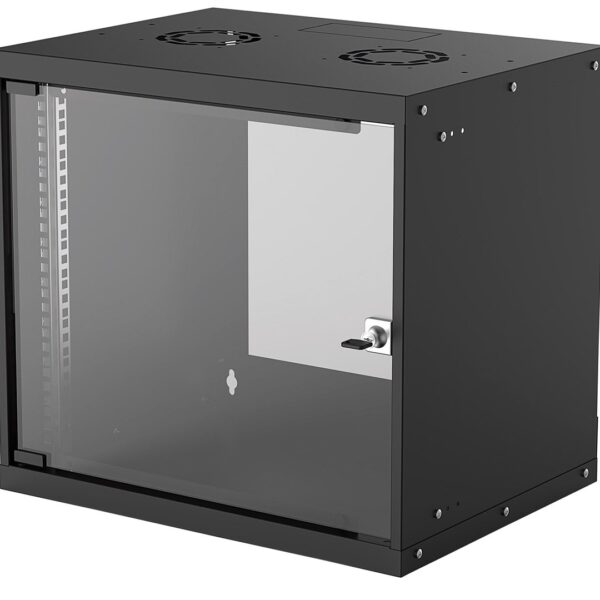 Intellinet Επιτοίχια Καμπίνα Rack 9U 54x40x48.7cm Μαύρο 714174