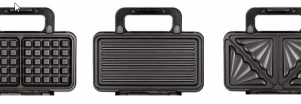 MPM MOP-43M 1000W για 2 Τοστ Inox