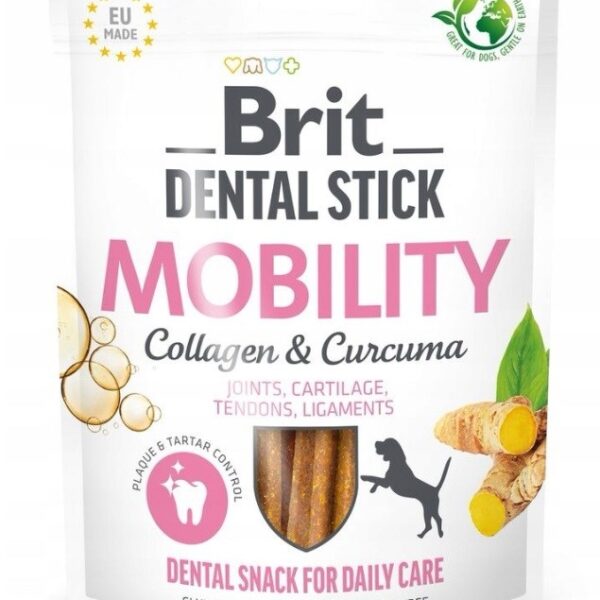 Brit Dental Stick Mobility Curcum & Collagen Οδοντικό Stick Σκύλου 251gr