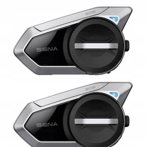 Sena 50S Dual Ενδοεπικοινωνία Διπλή για Κράνος Μηχανής με Bluetooth