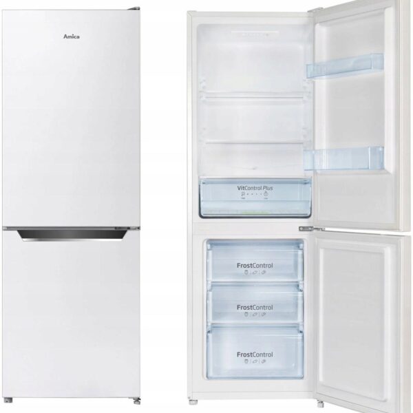 Amica Ψυγειοκαταψύκτης 227lt NoFrost Inox FK2425.4UNT