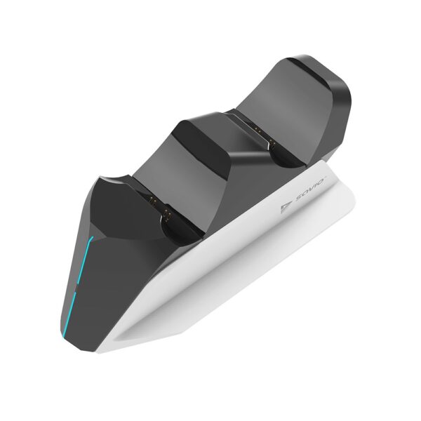 Savio Charging Station Βάση Φόρτισης για 2 χειριστήρια PS5 Λευκή