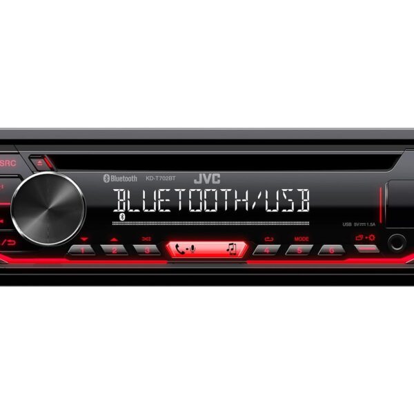 JVC Ηχοσύστημα 1 DIN με Bluetooth & USB