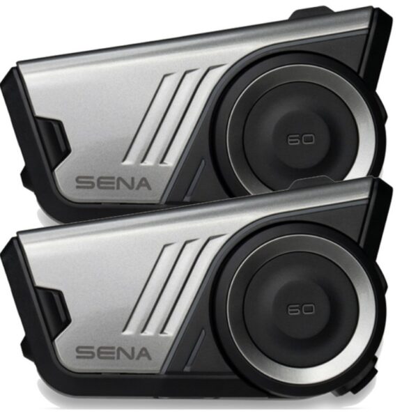 Sena 60S-01D Ενδοεπικοινωνία Διπλή για Κράνος Μηχανής με Bluetooth 60S-01D