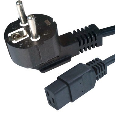 Cablexpert Schuko - IEC C19 Cable 1.8m Μαύρο (PC-186-C19)