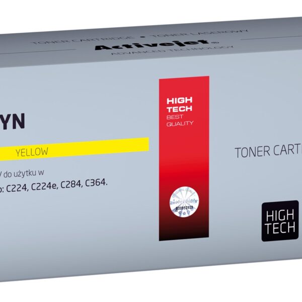 Active Jet Συμβατό Toner για Laser Εκτυπωτή Konica TN321Y 25000 Σελίδων Κίτρινο