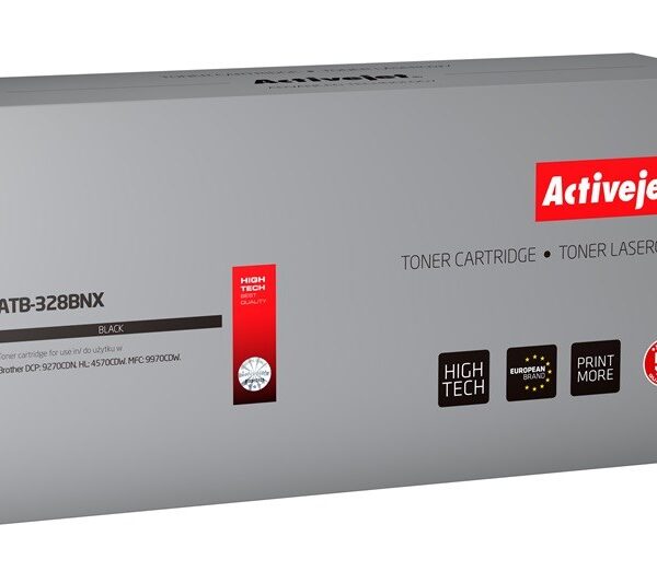 Active Jet Συμβατό Toner για Laser Εκτυπωτή Brother TN-328BK 6000 Σελίδων Μαύρο