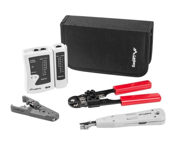 Lanberg NT-0301 Κασετίνα με 4 Εργαλεία Δικτύου