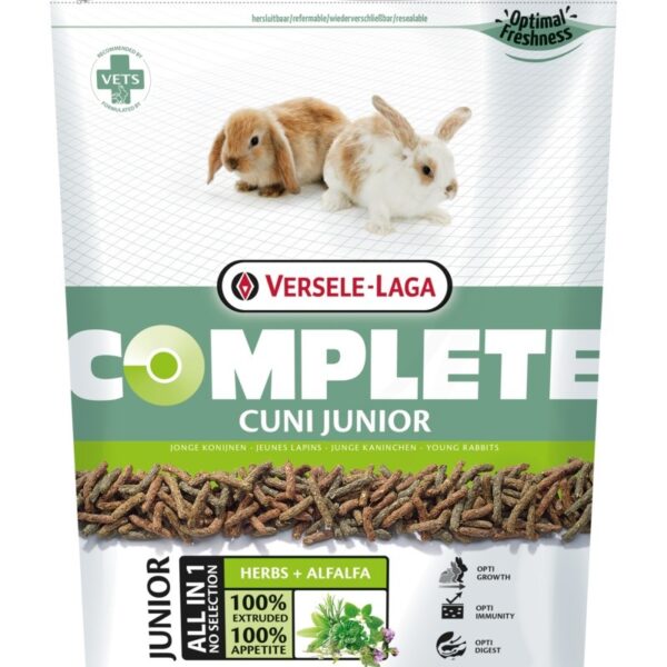 Versele Laga Τροφή για Νεαρό Κουνέλι με Βότανα Complete Cuni Junior 500gr