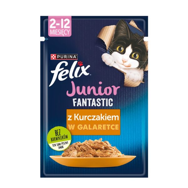 Purina Felix Fanstastic Junior 85gr