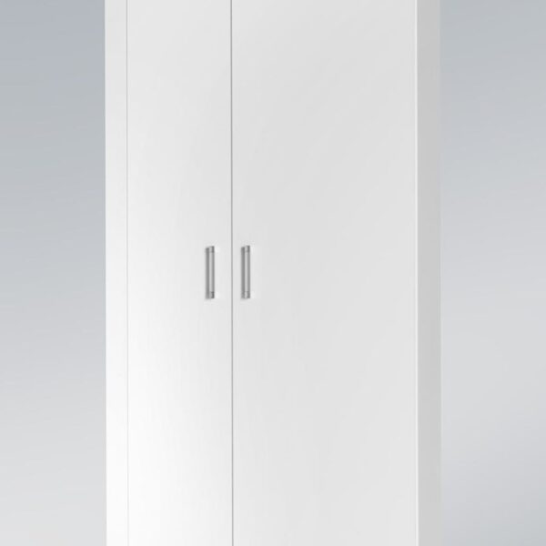 Δίφυλλη Samba 90x55x203cm White Gloss