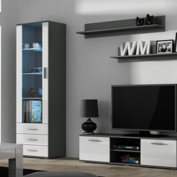 Σύνθετο Σαλονιού Soho Grey Matte