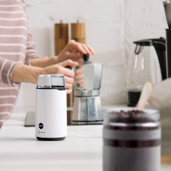 Eldom Ηλεκτρικός Μύλος Καφέ 200W με Χωρητικότητα 40gr Λευκός