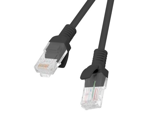 Lanberg U/UTP Cat.5e Καλώδιο Δικτύου Ethernet 10m Μαύρο