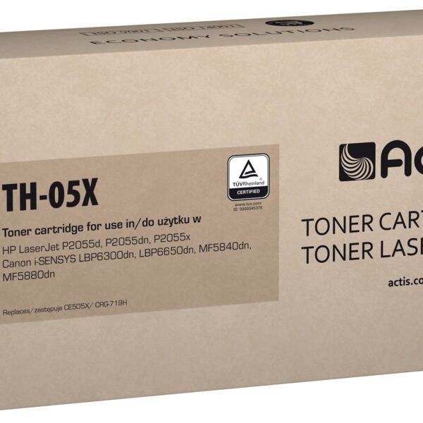 Actis Συμβατό Toner για Laser Εκτυπωτή HP 05X CE505X 6500 Σελίδων Μαύρο