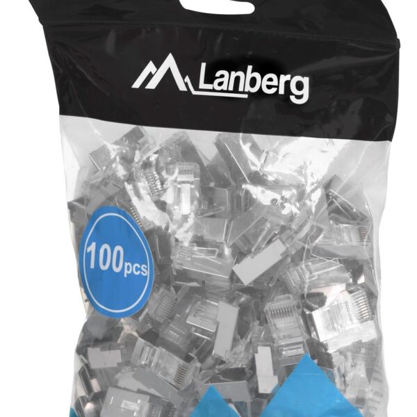 Lanberg Βύσμα RJ-45 100τμχ Γκρι (353392)