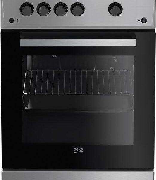 Beko Υγραερίου Ελεύθερη με Εστίες Υγραερίου Inox CSG42011FS
