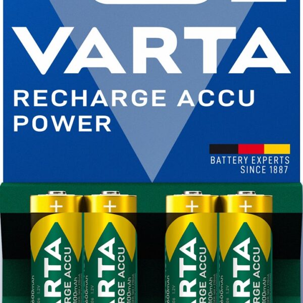 VARTA HR6 AA Recharge Accu Power 2100 mAh 56706 Rechargeable batteries 4 pc(s) Green, Yellow