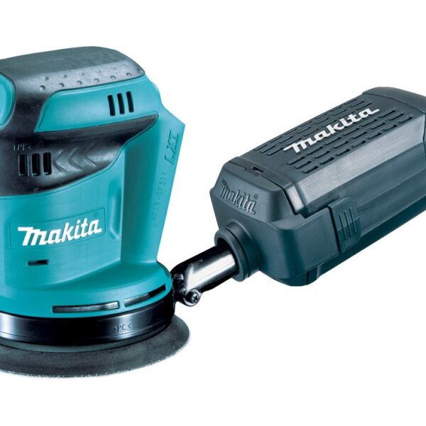 Makita Έκκεντρο Τριβείο 125mm Μπαταρίας 18V Solo με Ρύθμιση Ταχύτητας και με Σύστημα Αναρρόφησης