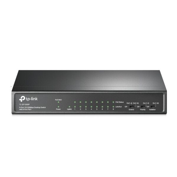 TP-LINK TL-SF1009P v1 Unmanaged L2 PoE+