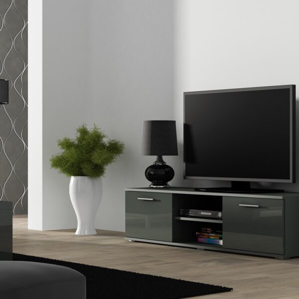 Cama TV stand SOHO 140 grey/grey gloss