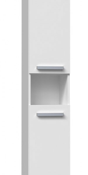 Topeshop Nel Στήλη Μπάνιου Δαπέδου Μ31xΒ30xΥ174cm Λευκή