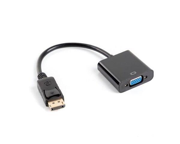 Lanberg DisplayPort male σε VGA female 1τμχ (AD-0002-BK)
