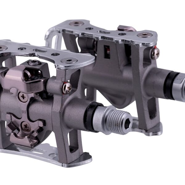 Shimano Πετάλια Ποδηλάτου Κουμπωτά Ασημί