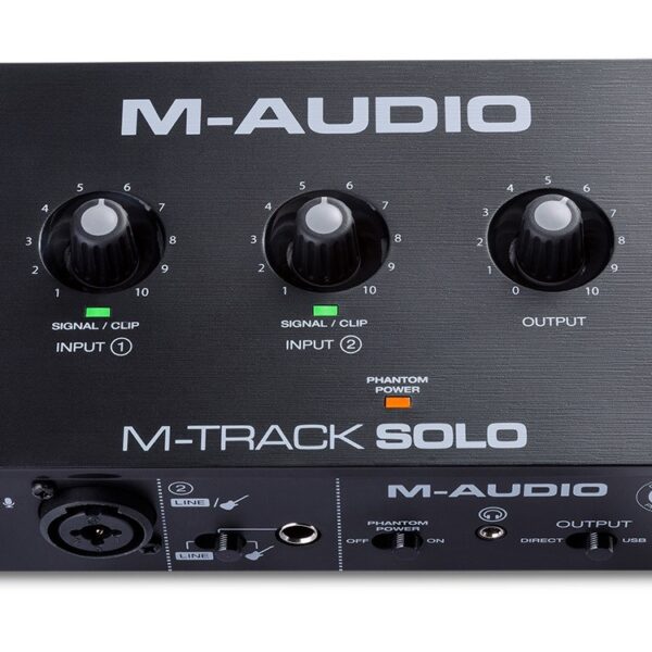 M-Audio Εξωτερική Επαγγελματική Κάρτα Ήχου M-Track Solo Συνδεσιμότητα USB