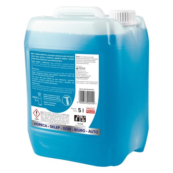 Mill Clean Wash liquid for cleaning windows, glass, mirrors, tiles 5 L