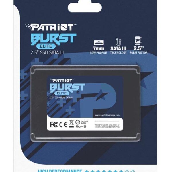 Patriot Burst Elite 240GB 2.5'' PBE240GS25SSDR