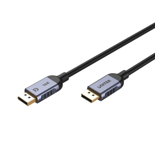 Unitek Cable DisplayPort male - DisplayPort male 5m Μαύρο (C1628GY01-5M)