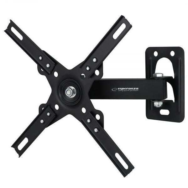 Esperanza ERW011 Βάση Τηλεόρασης Τοίχου έως 50" και 20kg Μαύρο