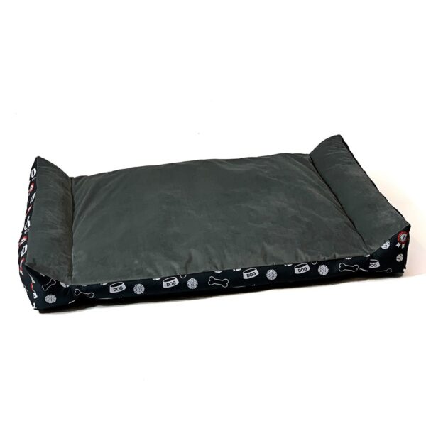 GO GIFT Rex graphite L - pet bed - 93 x 61 x 8 cm