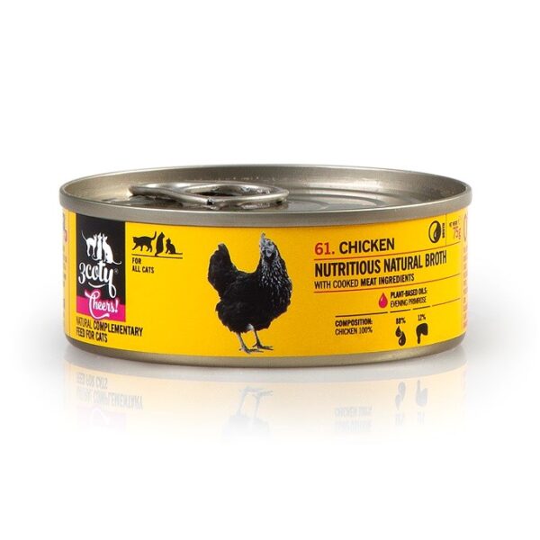 3COTY Chicken Cheers! - wet cat food - 75g