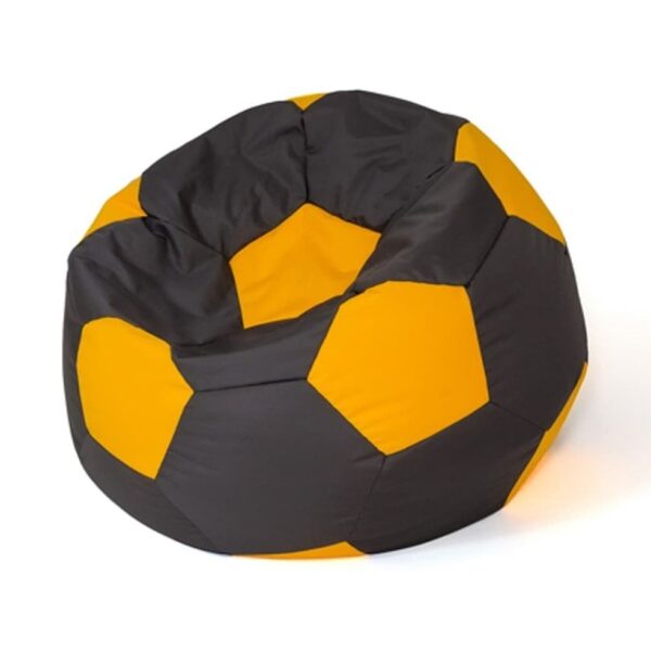Sako bag pouffe Ball black-yellow XXL 140 cm