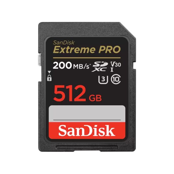 Sandisk Extreme Pro SDXC 512GB Class 10 U3 V30 UHS-I