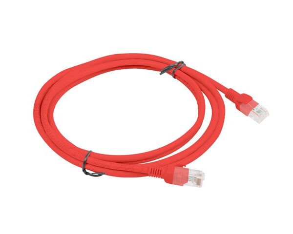 Lanberg U/UTP Cat.5e Καλώδιο Δικτύου Ethernet 2m Κόκκινο 10τμχ