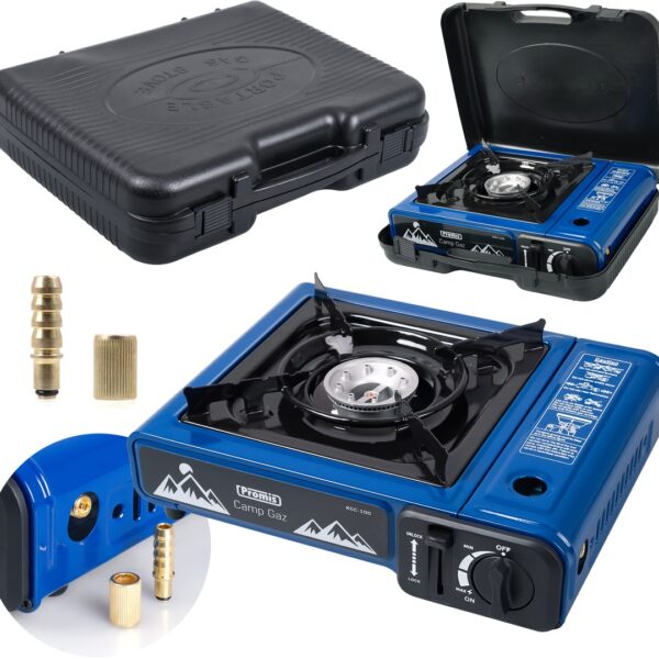 PROMIS 1-burner gas camping stove