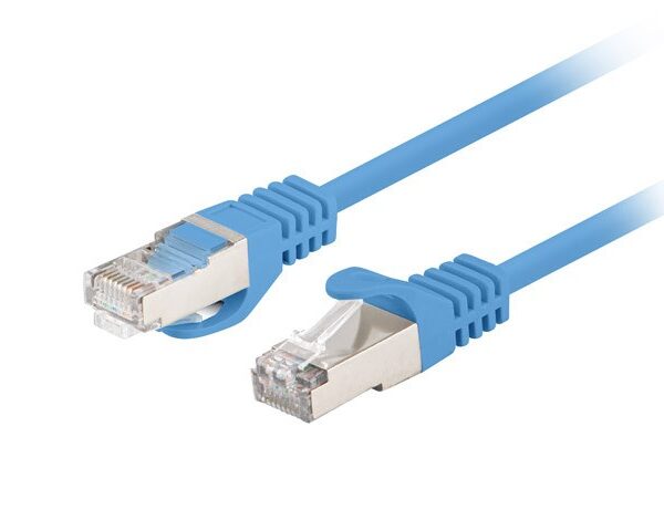 Lanberg U/UTP Cat.6 Καλώδιο Δικτύου Ethernet 1.5m Μπλε 10τμχ