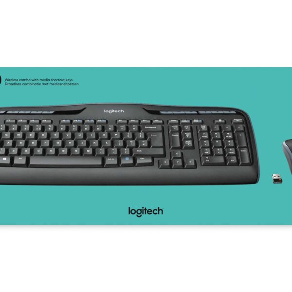 Logitech Wireless Combo MK330 - Σετ με Ποντίκι Αγγλικό US